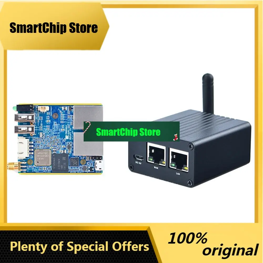 SmCpNanopi R1 Allwinner H3 512mb/1gb Dual Ethernet Port, Wifi & Bt, Onboard Emmc With Usb & Serial Port For Lot