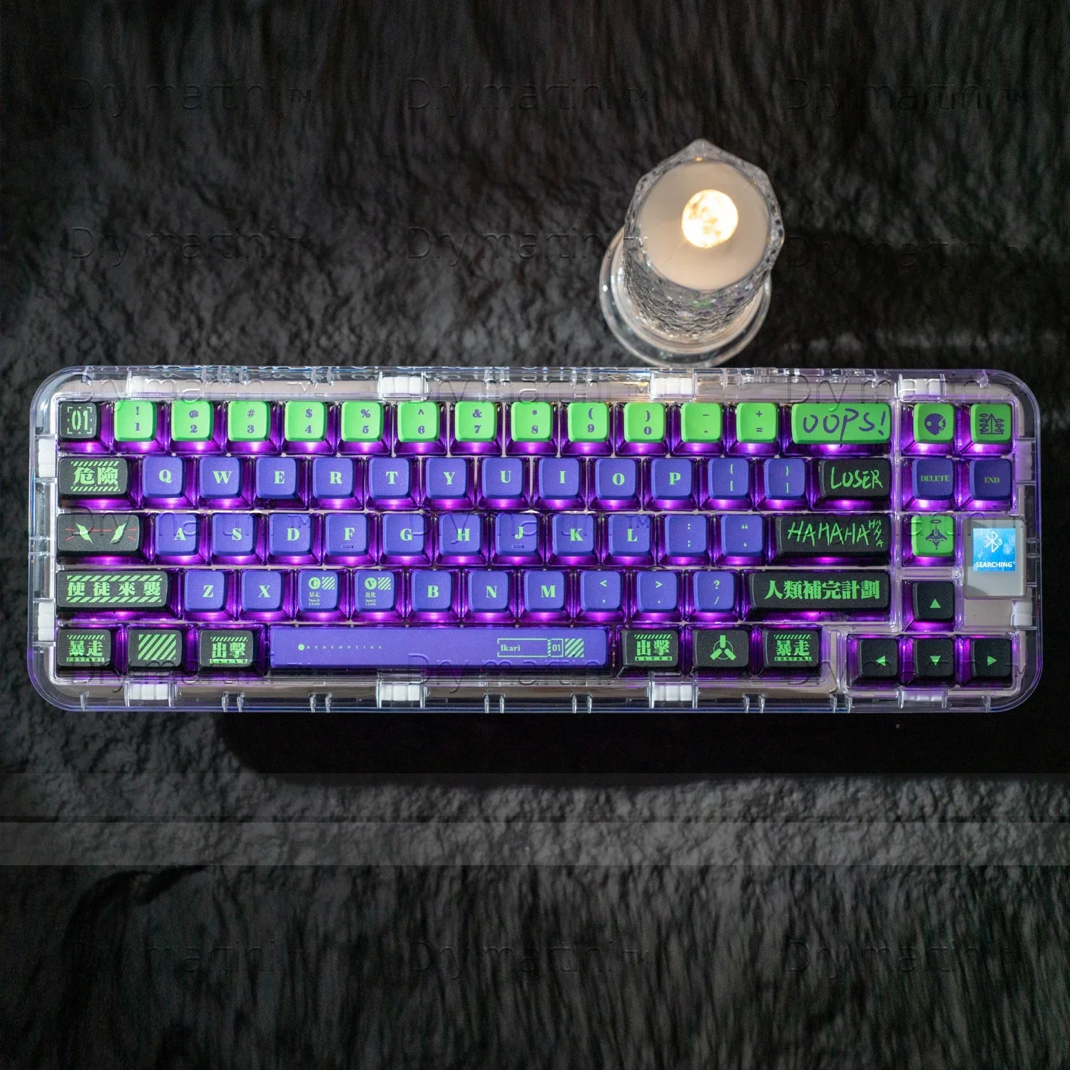 

Theme Keycap PBT Five-sided Sublimation MDA Transparent Double Skin Milk Ball Cap 68/75/84/87/98 etc