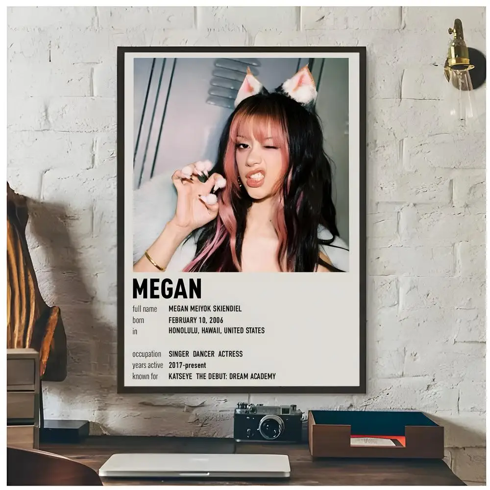 kpop girl group K-KATSEYE Poster Premium Decor Art & Gift for Household Lounge Home Ornaments - view 5