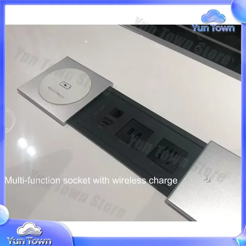 for 2026 CEO Wireless Charging L Shape Desk Modern White Home Office Furniture High Tech Executive Desk Manager Workstation