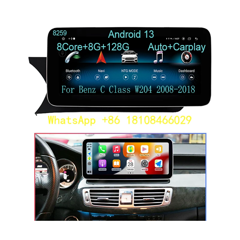 

Android Car Digital Cluster for C/V W205W204GLC X253 LCDdashboard Speedometer Upgrade Cockpit Automatic Instrument