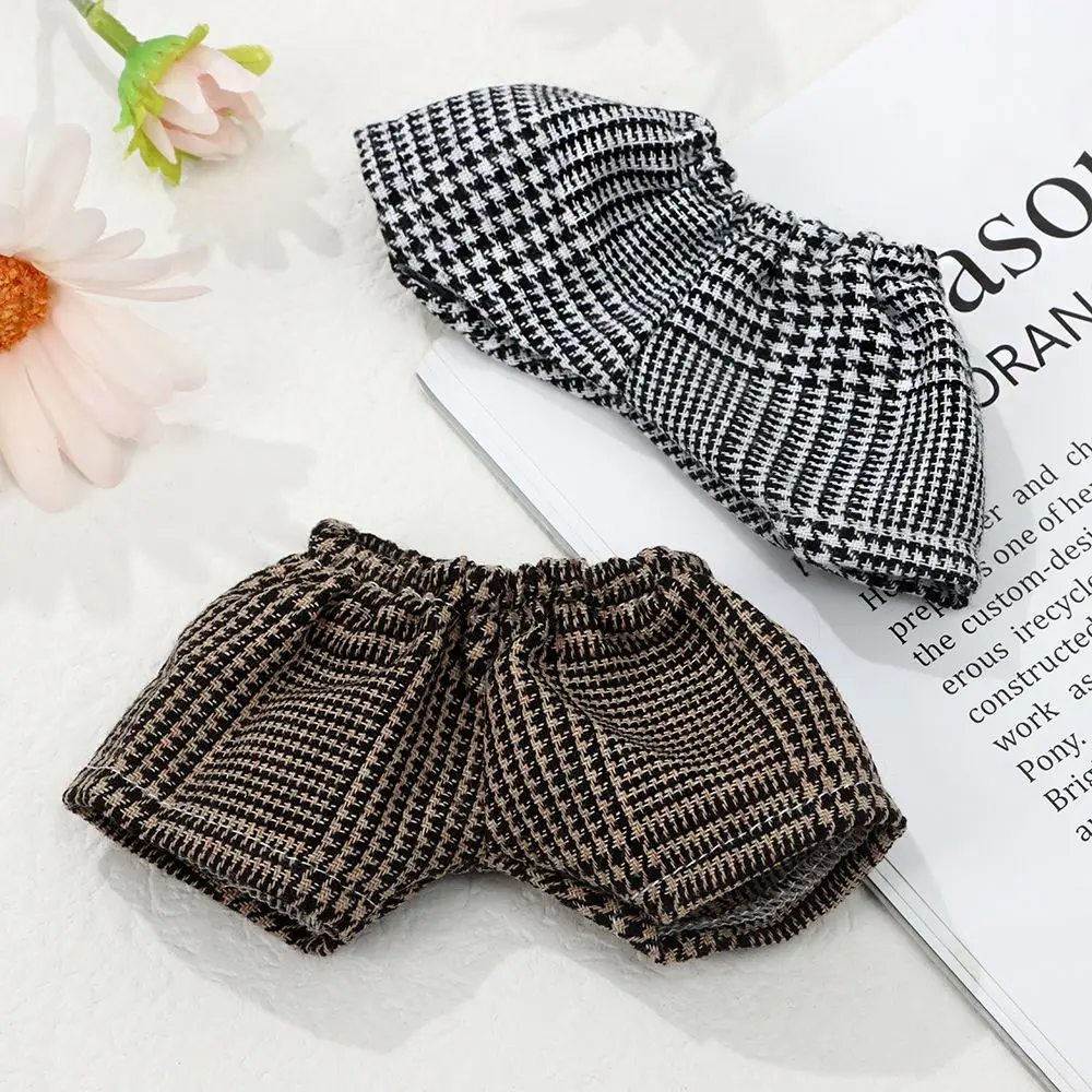 20CM Búp Bê Quần Thần Tượng Hàn Quốc Búp Bê Quần Áo Sọc Lưới Màu Quần Short Jean Denim Đổi Thay Đồ Chơi Đồ Chơi búp Bê Quần Jean