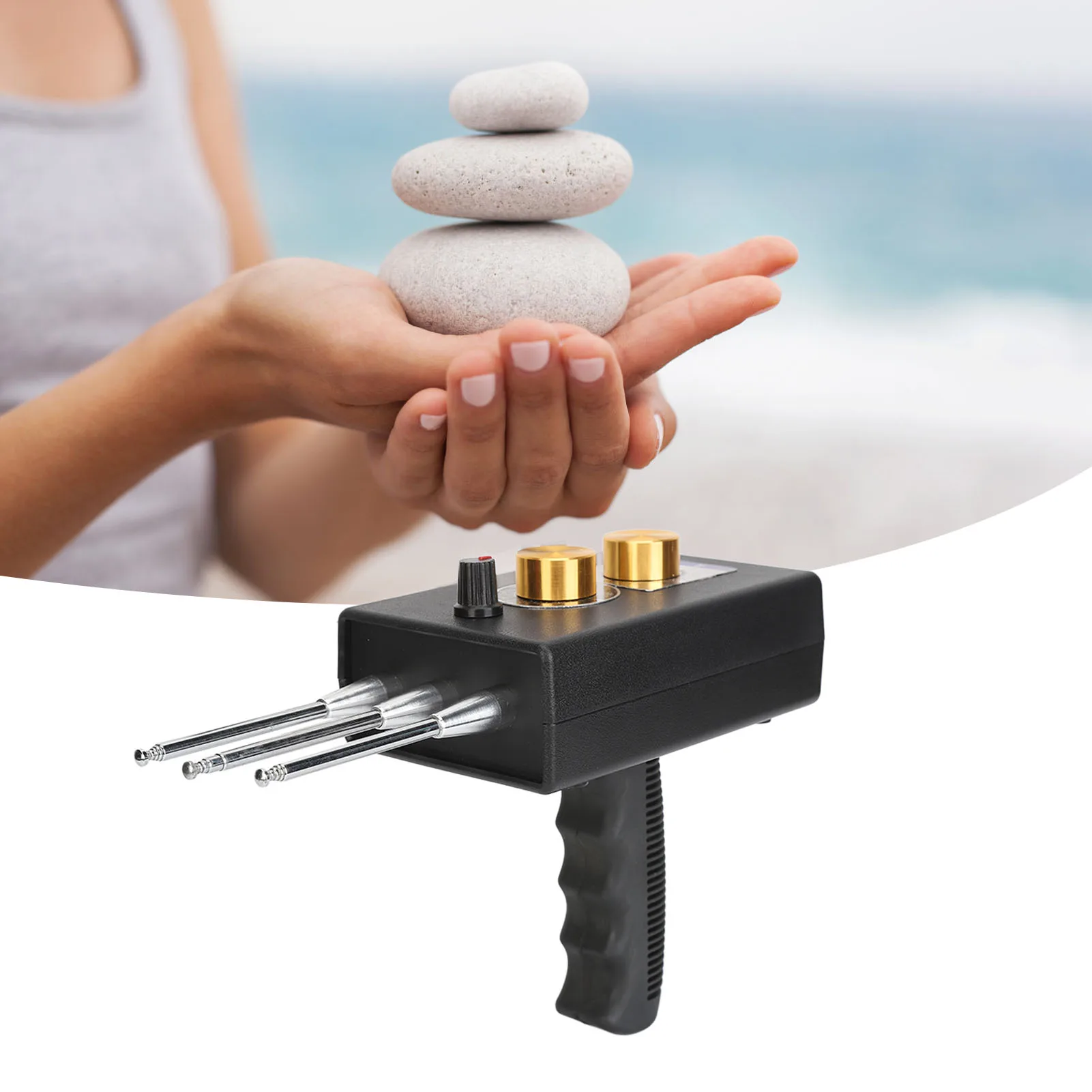 Handheld Feng Shui Detector Handheld Feng Shui Detector Rechargeable Battery Portable Aura Detector for Cave Office 100 to 240V