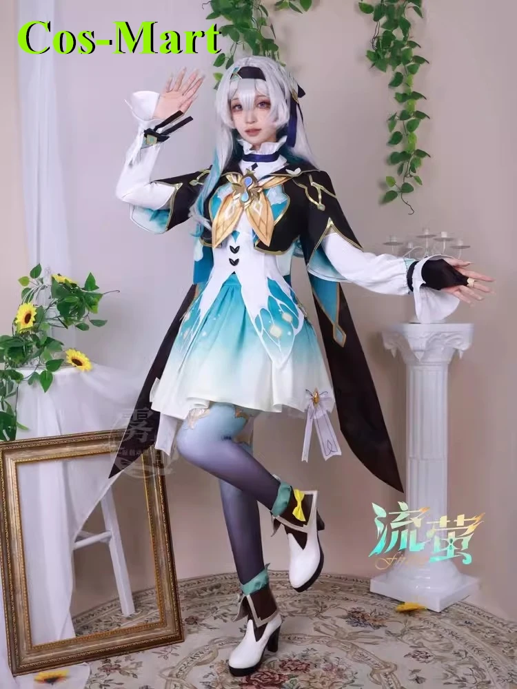 

Cos-Mart New Honkai: Star Rail Firefly Lampyridae Cosplay Costume Gorgeous Elegant Activity Party Role Play Clothing Game Hot