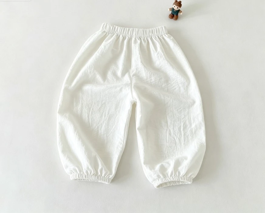 0-6Years Casual Toddler Summer Lightweight Trousers Simple Solid Color Baby Harem Trousers Toddler Daily Wear Trousers Bottoms