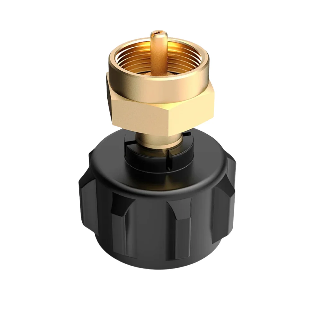 1pc Propane Refill Adapter for 1 lb.Tanks, Propane Adapter Fill 1lb from 20lb, LP Gas Cylinder Tank Solid Brass