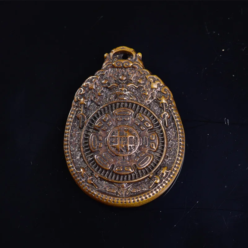 Backflow Bone Nine Palaces Eight Trigrams Buddhist Bead Sweater Chain Pendant Semi-Finished Accessory
