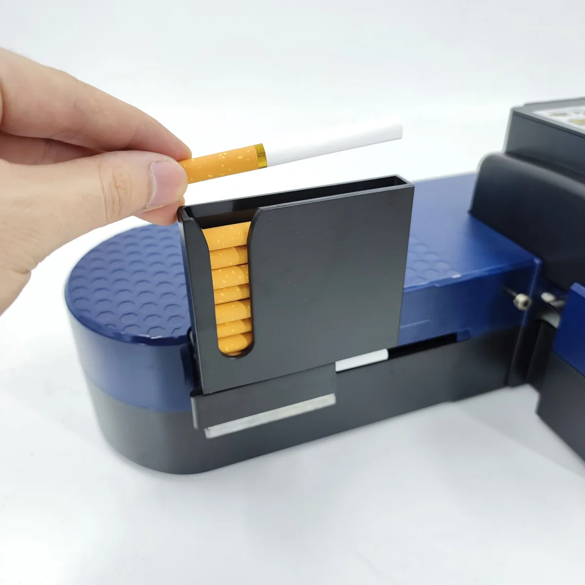 SMO Fully Automatic Cigarette Machine Can Roll 10 Cigarettes At A Time 6.5/8mm Electric Tobacco Filling Maker with Rolling Tray