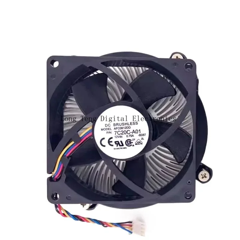 Cooling Fan and Heatsink For Alienware X51 R1 R2 R3 07C20C 7C20C-A01 AFC0812DD-BD87 12VDC 0.75A 0WKGR1 WKGR1 New