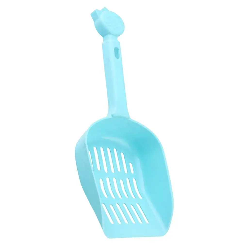 

Cat Litter Shovel Extra Sands Long Handle Small Scoop Durable Plastic Ideal Large Pan Hygienic Hands