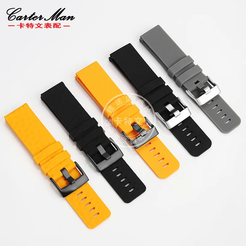 Silicone watch strap 24mm for G-SHOCK Black Warrior Sports Dopamine Series GA-2300 Waterproof Sports Silicone Watch Band