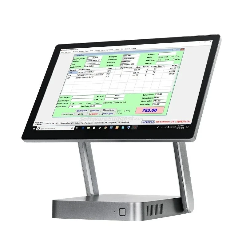

Smart POS System 15.6 Inch Display Multiple Ports Point of Sale Retail Cash Register