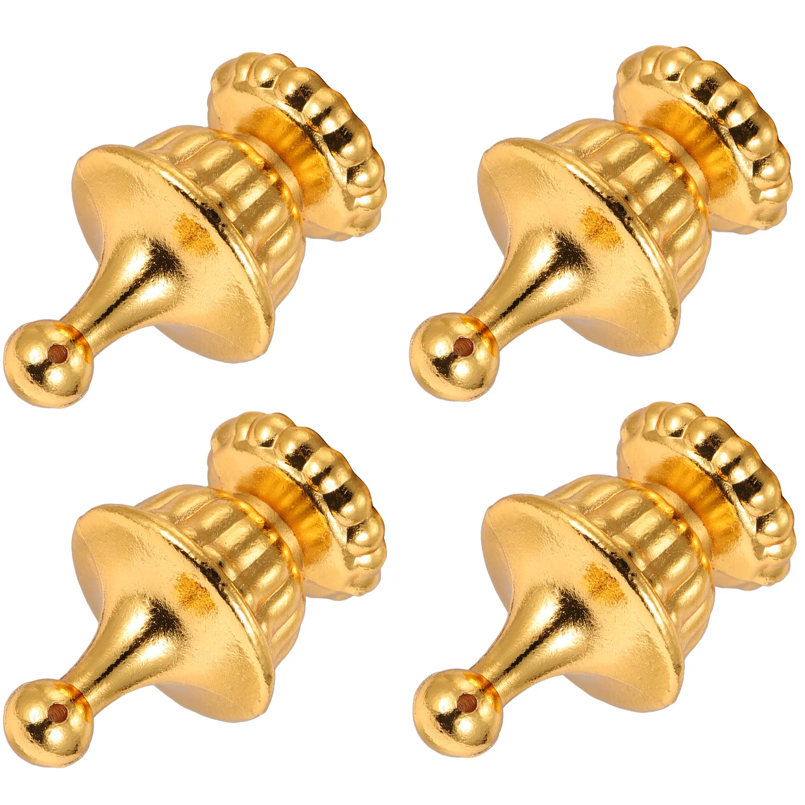 

4pcs Shade Finials Decorative Metal Knob For Table Floor Lamp Zinc Alloy Vintage Style Home Decor Lamp Finial Parts