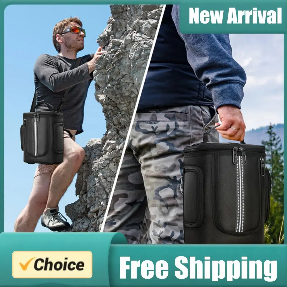 Carrying Case for Anker C300/C300 DC Portable Power Station Protective Case Organizer Bag Anti-drop with Shoulder Strap & Handle