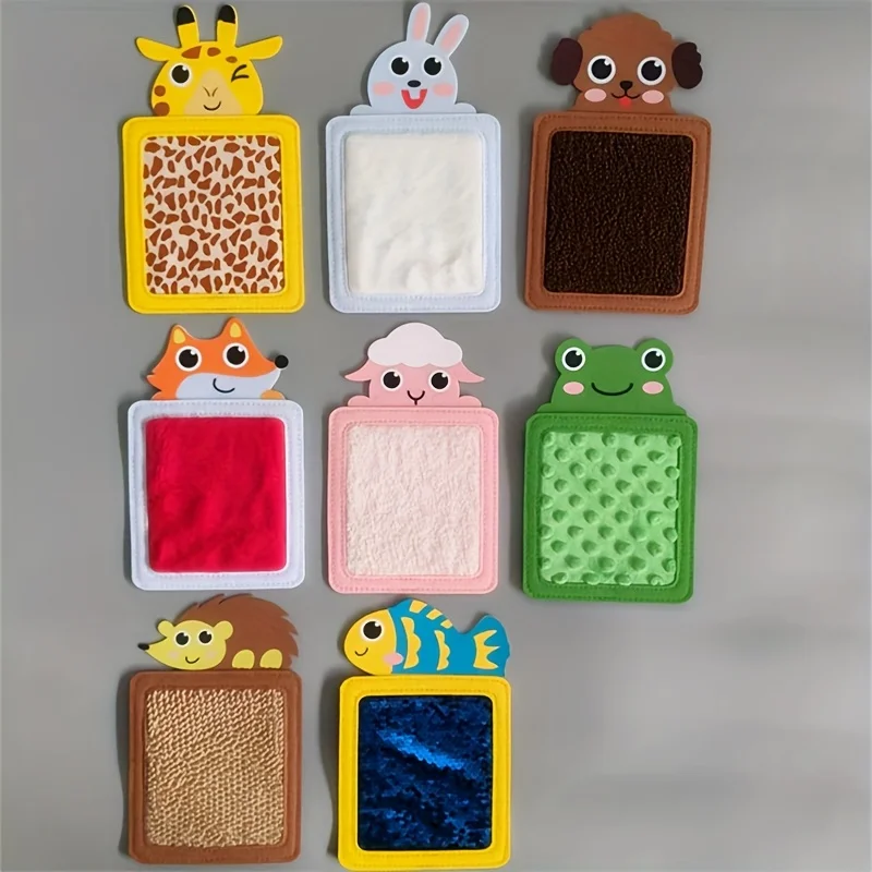 ورأى الحصير الحسية للأطفال التوحد الكرتون الحيوان الإدراك حصيرة البلاط منصات محكم ألعاب تعليمية ما قبل المدرسة التنموية