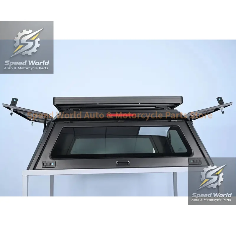 LuoXi 4X4 Pickup Aluminum Bed Caps Truck Hardtop Topper Canopy With Camping Table For F150 / RANGER DOGE RAM 1500