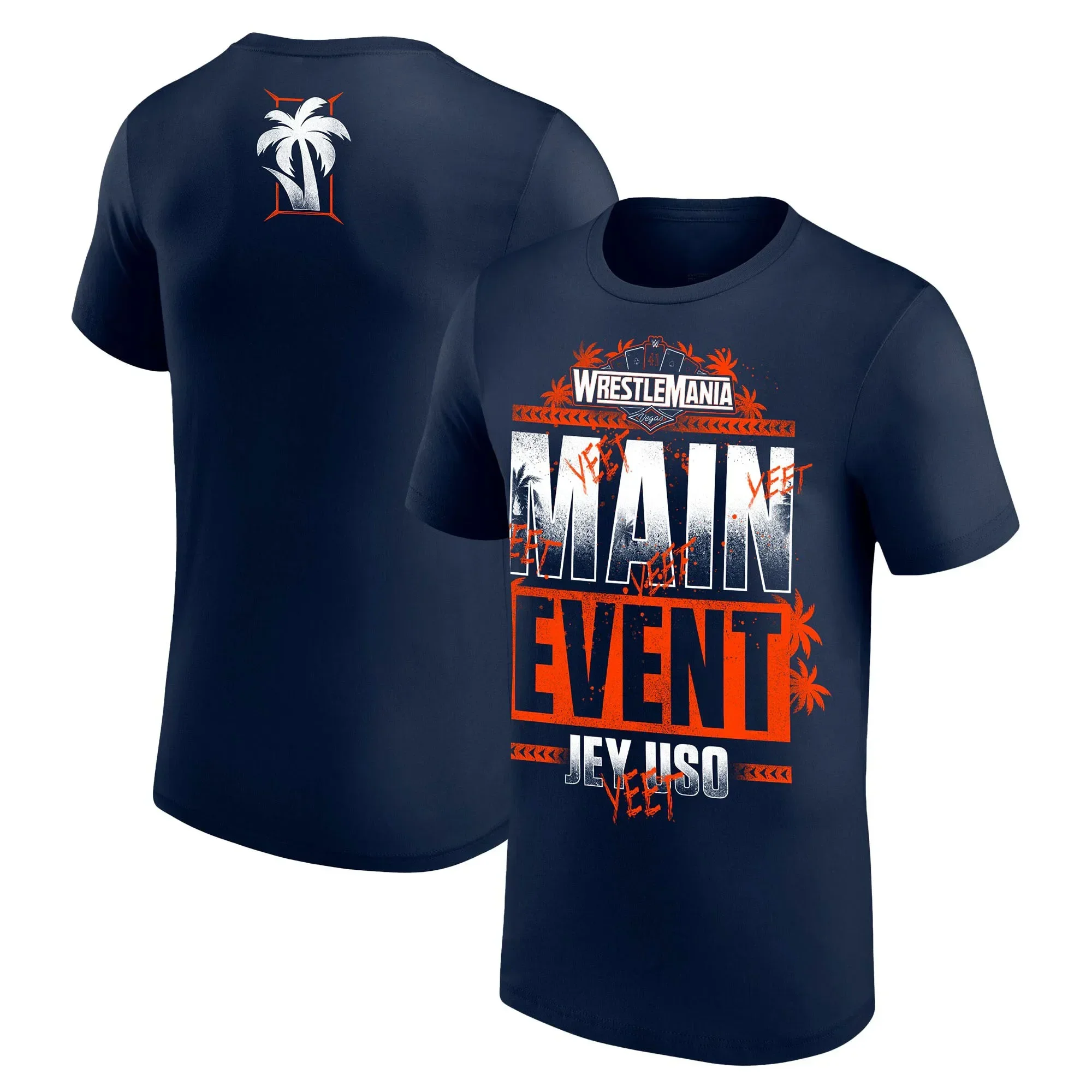 Camiseta negra Jey Uso para hombre Royal Rumble 2025 Winner, camisetas de manga corta de verano, ropa deportiva para niños, Tops