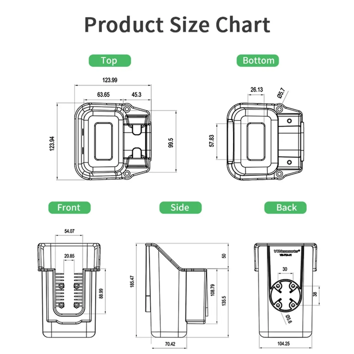L77A Wireless Barcode Scanner Holder Handheld USB Receiver Bar Code Mount Adjustable Cradle Stand