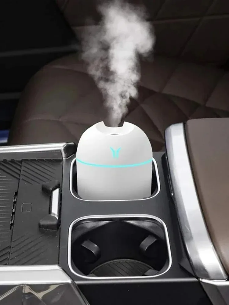 220mL air humidifier, bedroom, car mounted, indoor, small, heavy fog, spray, quiet desktop, usb convenient humidifier