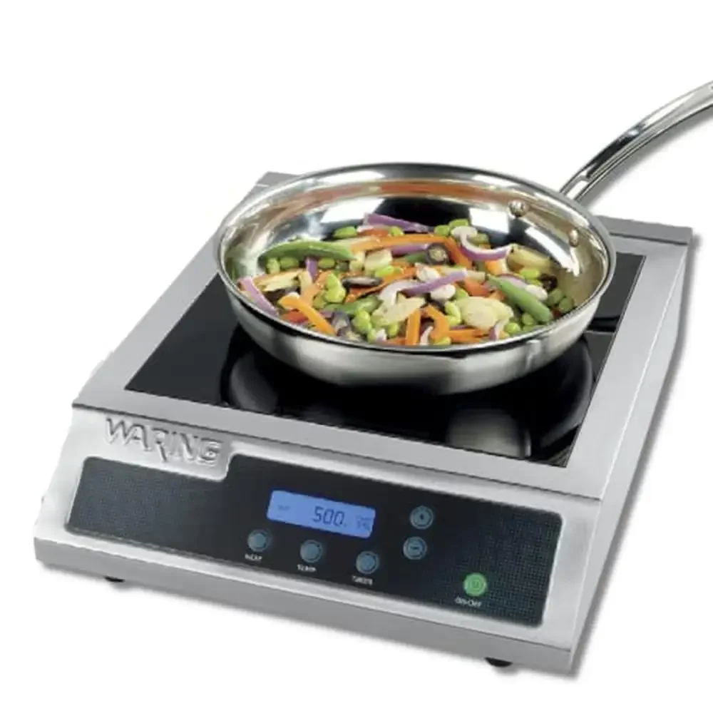 HI-Power Induction Electric Countertop Range Burner with 12 Temperature Settings Large 11