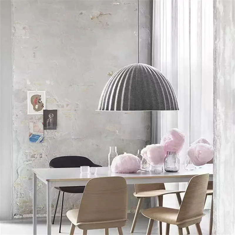 الشمال ورأى قلادة مصباح led الملونة مصمم مصابيح مطعم القهوة بار مصابيح معلقة الإقامة المنزلية المحلات التجارية Led مصباح فني