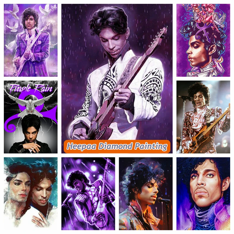 

Prince Rogers Nelson Diamond Painting Rock Music Singer Star Art Wall Picture Cross Stitch Embroidery Mosaic Home Decor