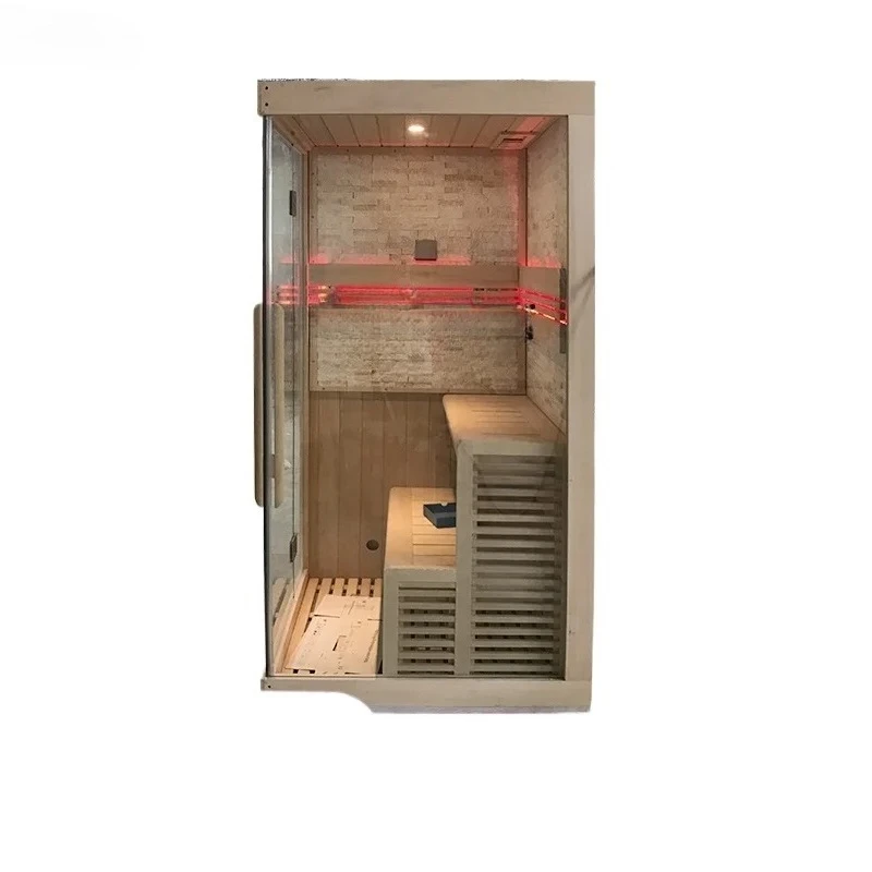 family traditional steam room double sauna room dry steam room fumigation box send sauna stove