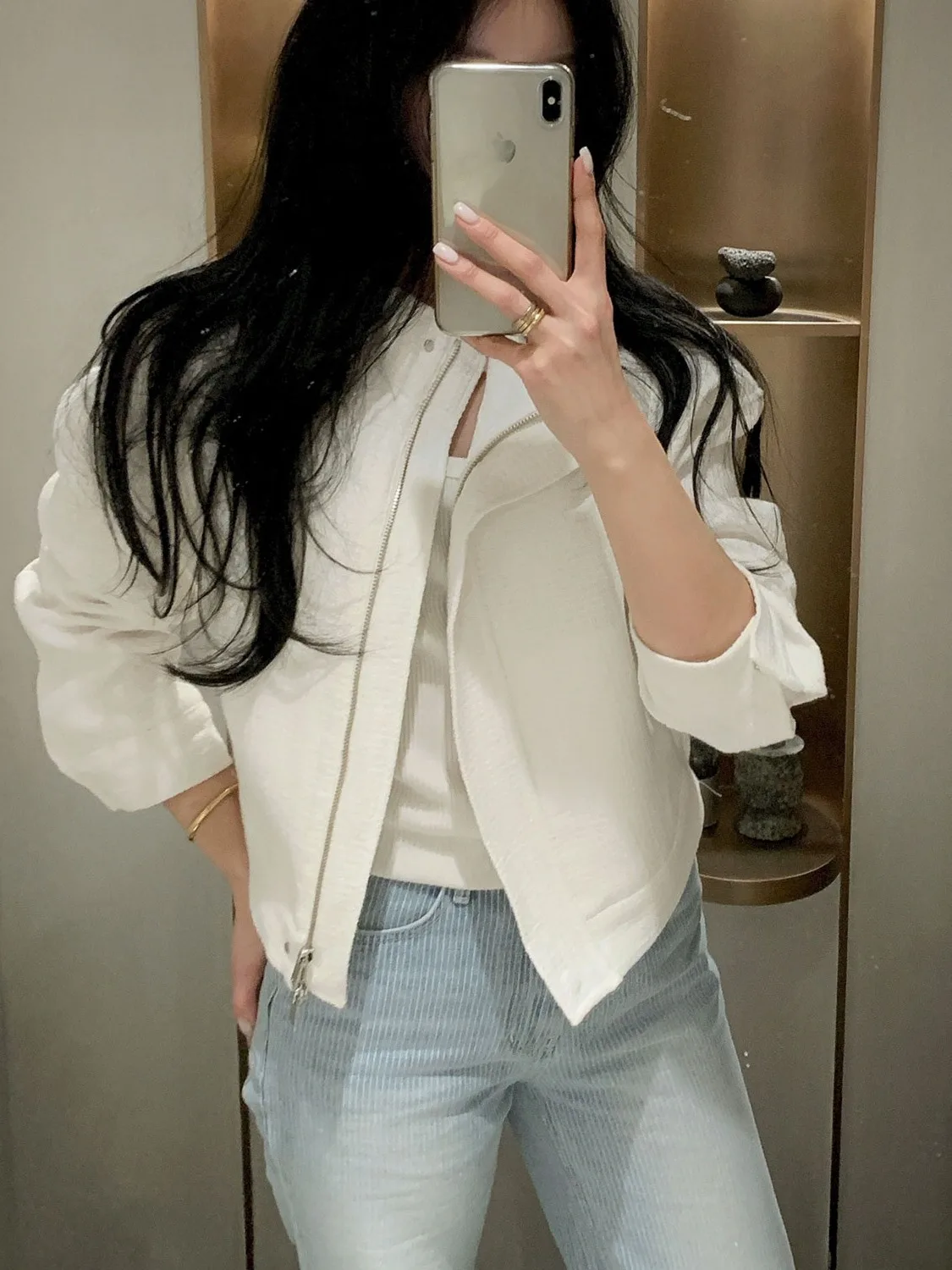 

Early Autumn New Stand Collar Jaet Women's Design Sense Zipper Small ence Elegance Woolen ort Coat Trendy