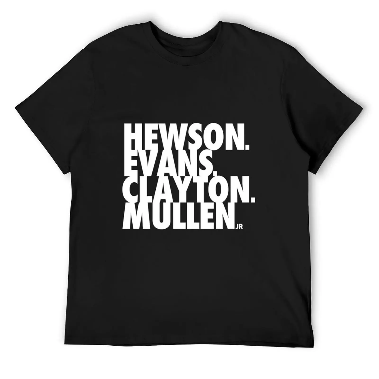 Hewson Evans Clayton and Mullen T-Shirt graphic shirts shirts graphic plain black t shirts men