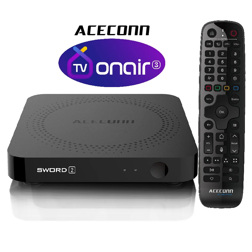 4K Android14 iptv box 2026 Best TV Box ACECONN Sword TV Box TVONAIR3