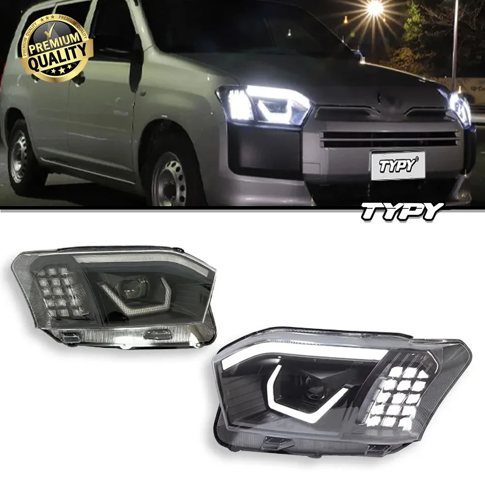 

TYPY Car Lights For Toyota Probox 2002-2014 Headlight Upgrade Modified to New DRL Dynamic Turn Signal LED Headlight Auto