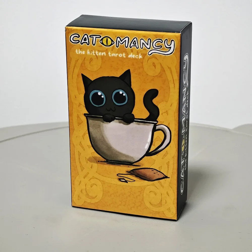 Catomancy Tarot 10.3*6cm Soft Cat Paws A Complete 78 Tarot Deck From Your Personal CATOMANCER