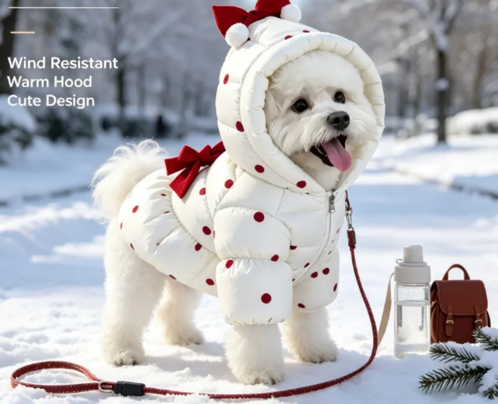 Warm Cotton Pet Jacket, Fashion Autumn‑Winter Clothes for Dogs and Cats