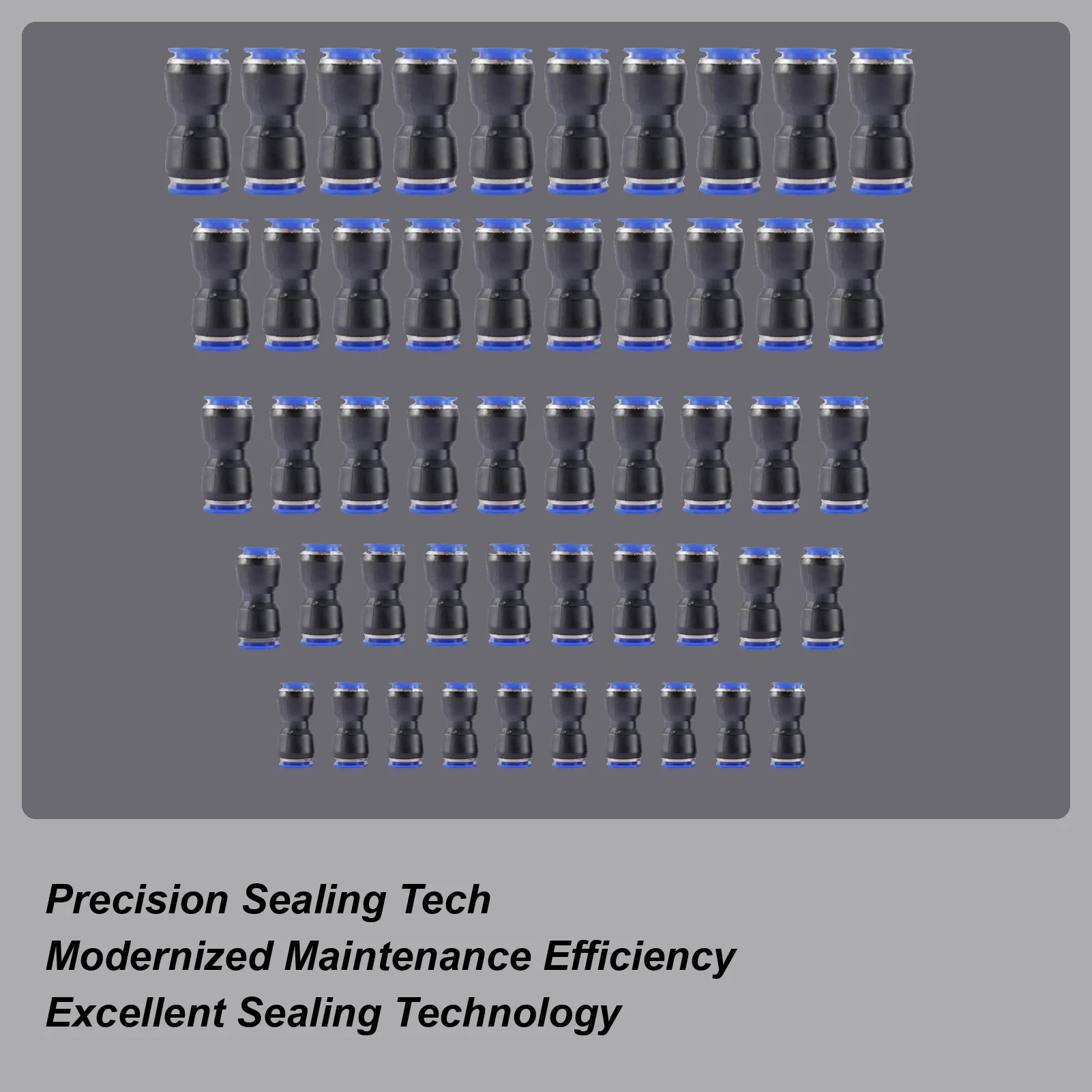 

Нажимные фитинги, 50 шт., нажимные для подключения воздушных фитингов, устойчивые к высоким давлению компрессорные трубки, аксессуары, муфты для