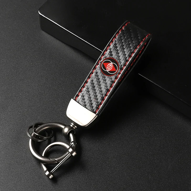 1PCS For Gilera GP800 Fuoco Nexus 500 Runner 50 125 200 Gift 2025 Accessories High-Grade Carbon Fiber Motorcycle Keychain