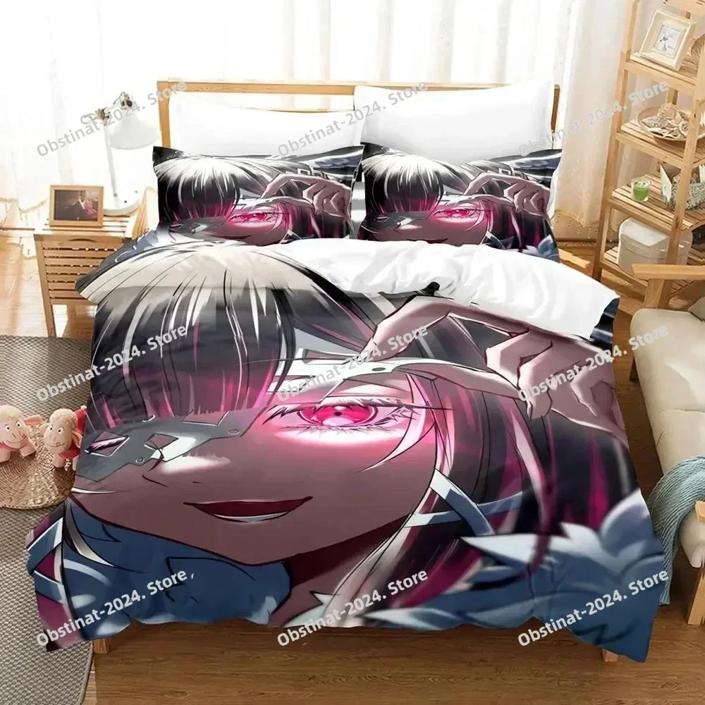 

Anime Game Genshin Impact Columbina Bedding Set Printed single Comforter Quilt Duvet Cover Pillow Case 3 Pieces Kids Adult Size