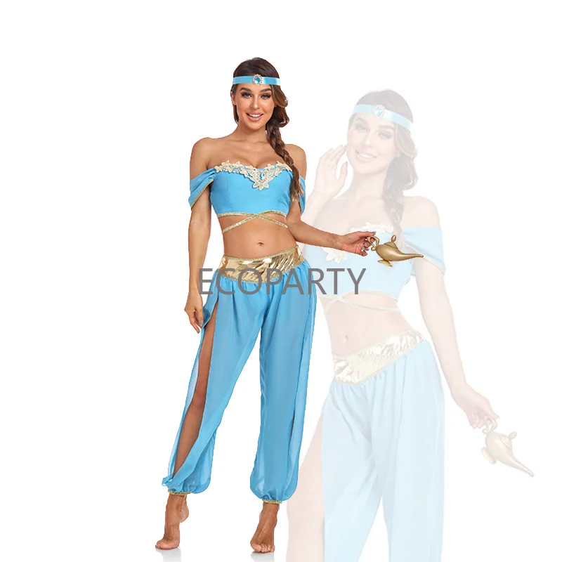 

2023 Summer New Halloween Cosplay Princess Divine Lamp Adult Stage Performance Dress Drama Performance Dress