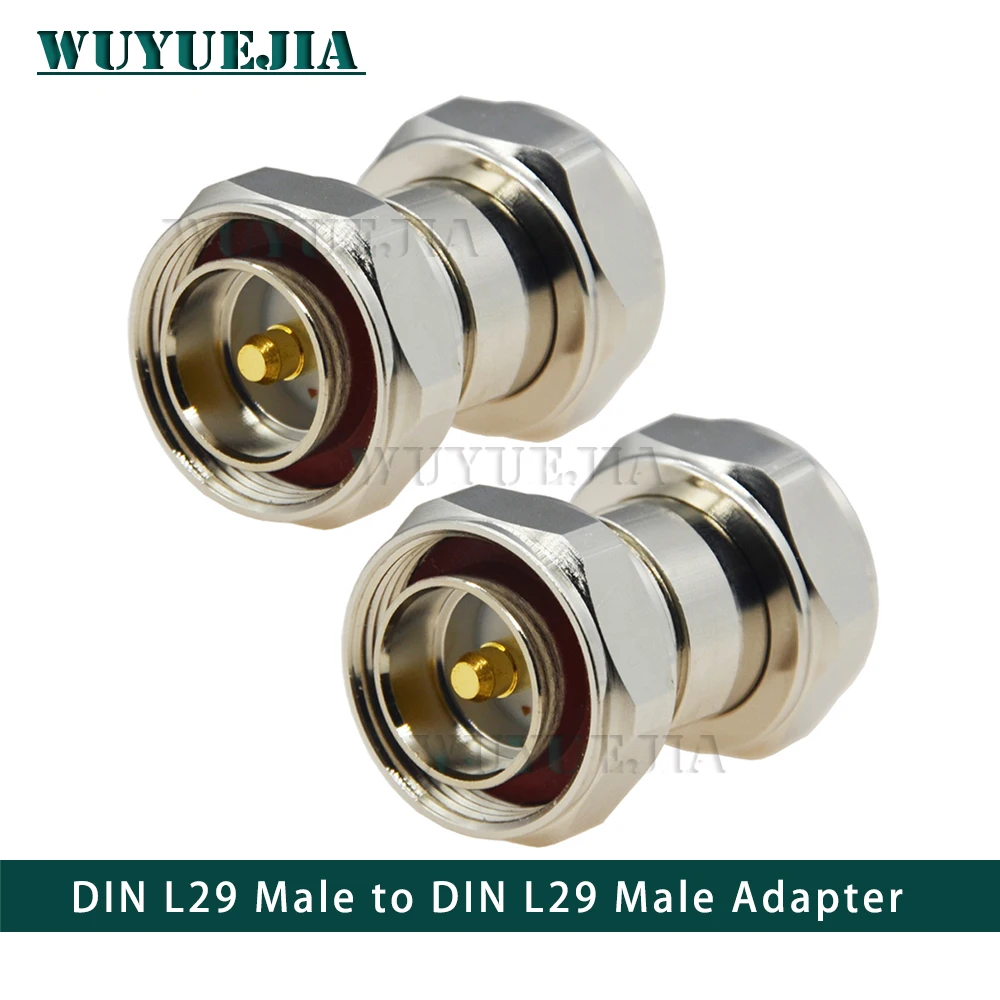 

1Pcs Adapter L29 7/16 DIN Type To DIN Female Jack Male Plug Straight RF Coax Connector Brass For Base Stations And Broadcasting