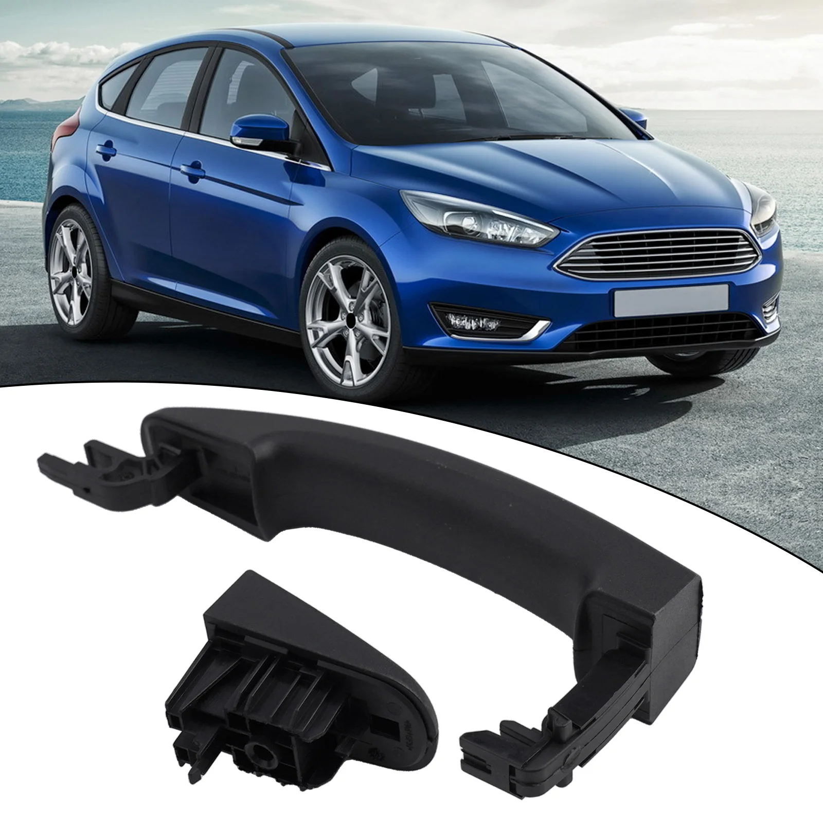 Easily Install Elegant Design New Door Bezel Handle Auto Parts Car Accessories Direct Replacement Left&Right Replacement