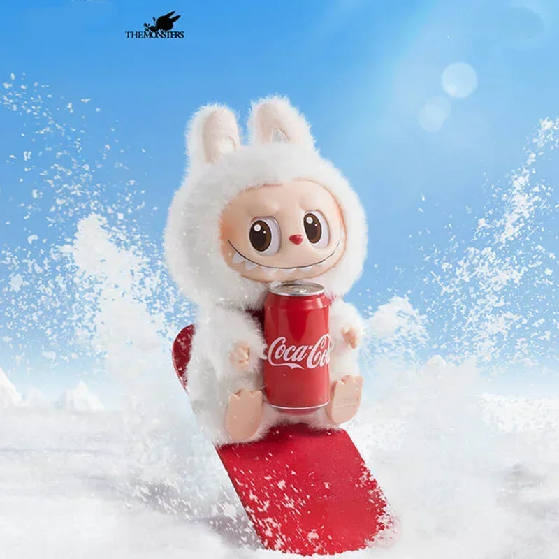 Caja misteriosa Original de la serie THE MONSTERS COCA-COLA, bolsa de adivinación de cara de vinilo, juguetes, muñeca, figura de Anime bonita, colección de adornos de escritorio