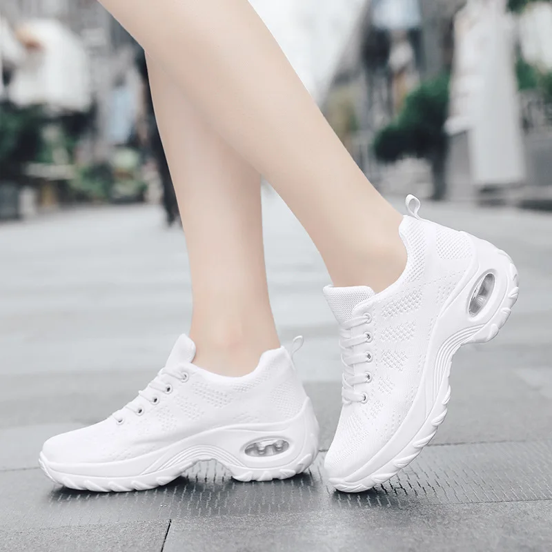 

Thick Soled Square Dance Shoes For Women Running Shoes Sports Healthy Walking Shoes Air Cushion Dance Ghost Step Dance Modern