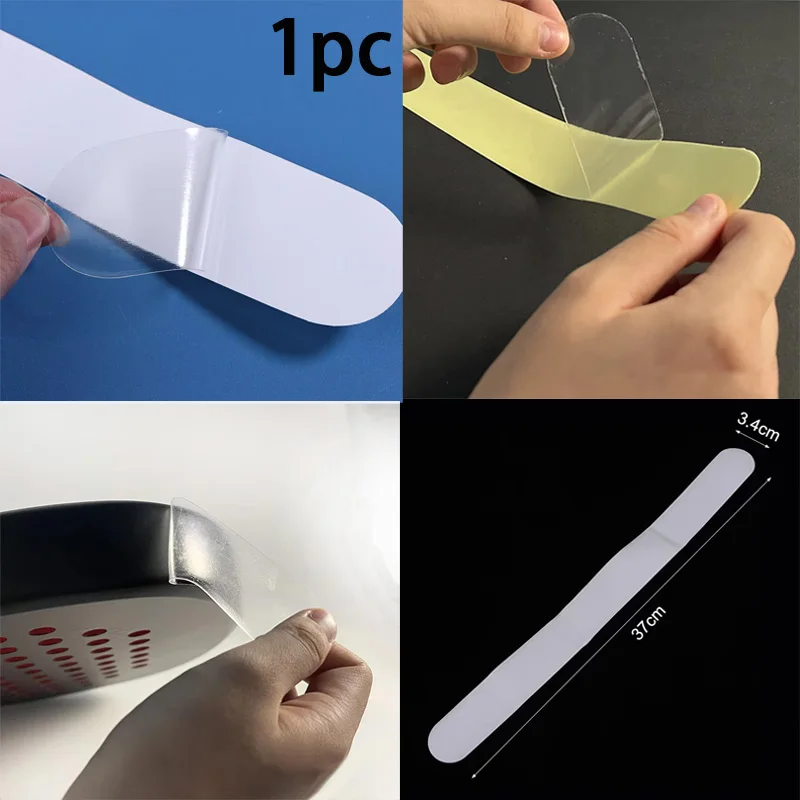 

1 шт., защитная лента для весла Pickleballs, прозрачная защита для головы ракетки, защитная защита для весла