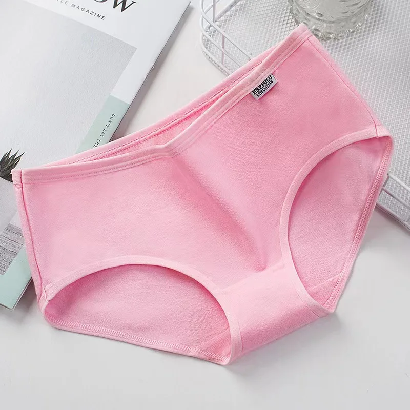 3PCS Panties Sexy Women Underwear Antibacterial Briefs Seamless Cozy Cotton Female Underpants Intimates Low-Rise Lingeries