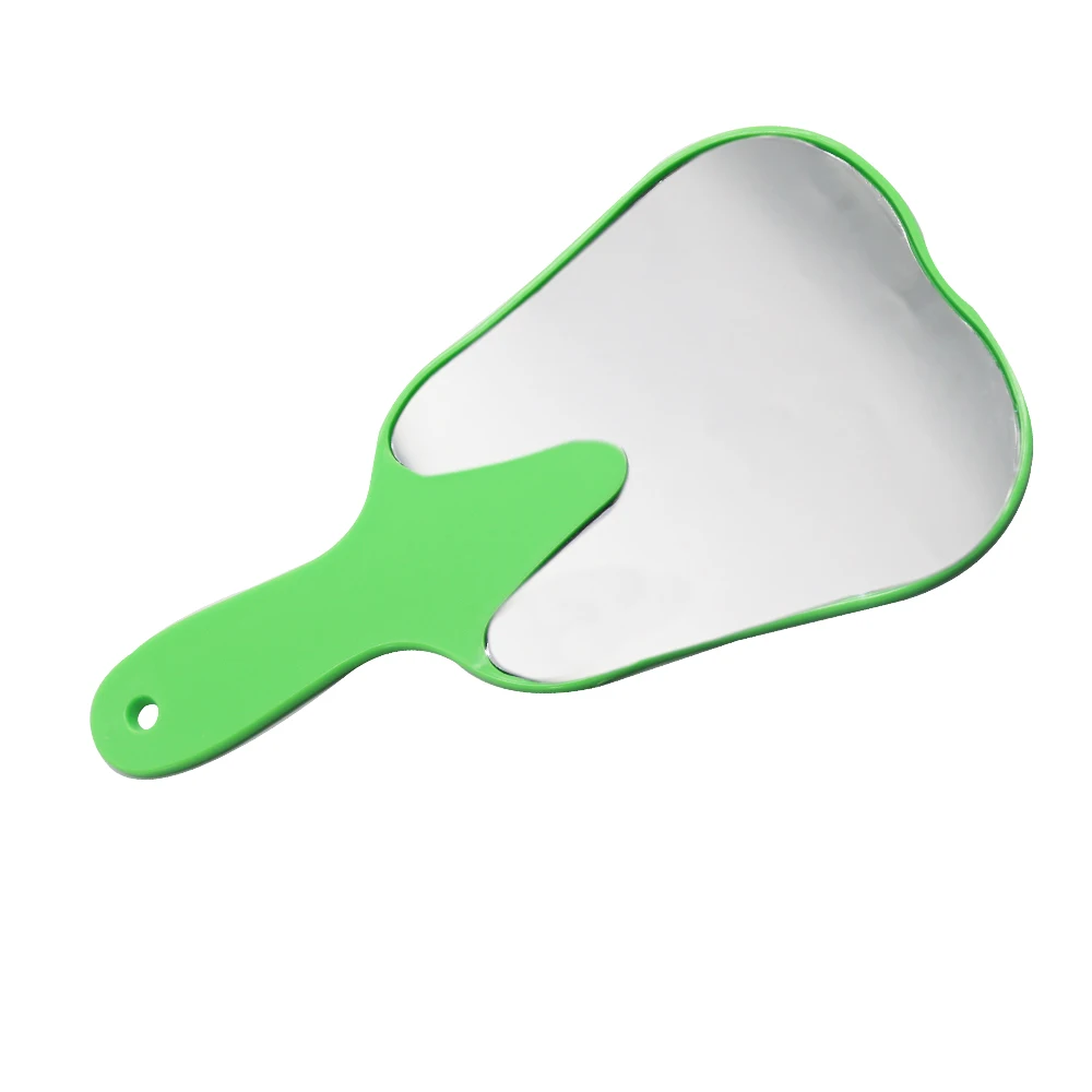 

1Pc Dental Mirror Handle Hand Teeth Shape Mouth Cleaning Inspection Examination