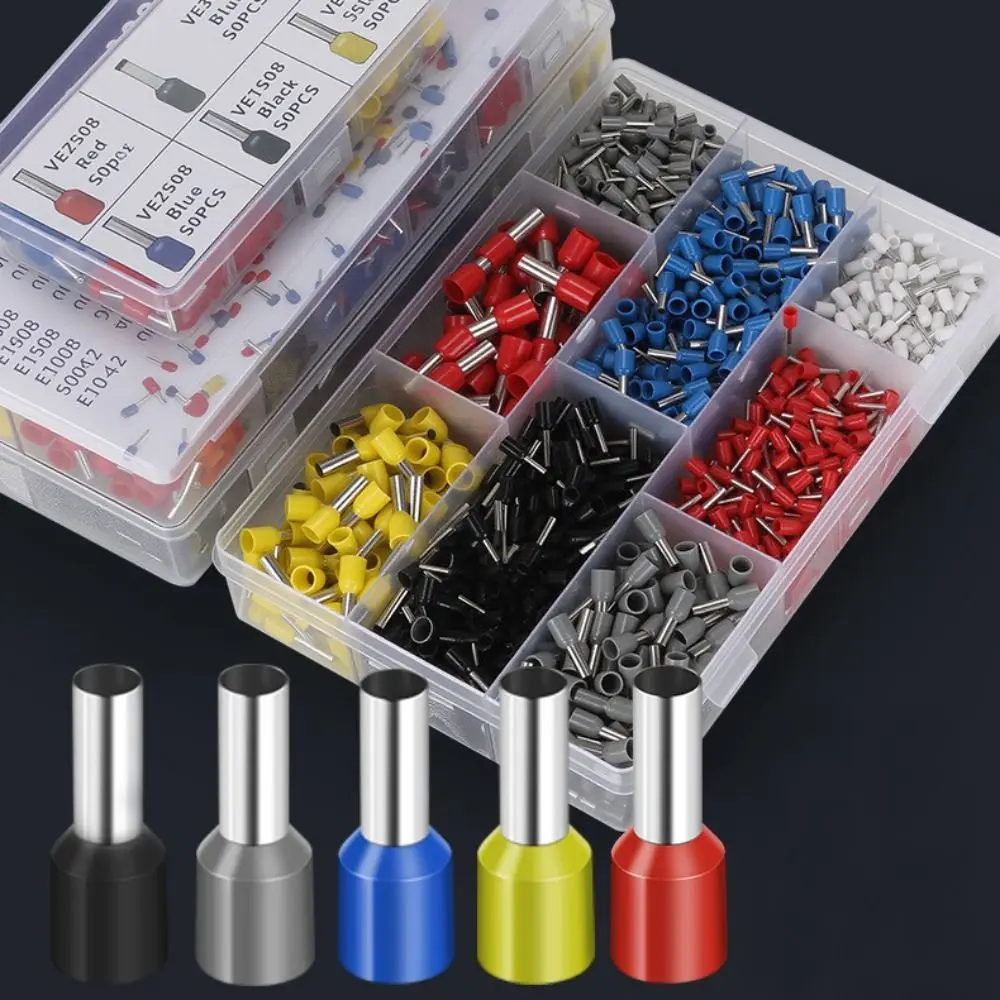 Durable Wire Connect Insulated Connector Pre-Insulated Multiple Box Styles Crimp Terminator Crimping Sleeve Terminal