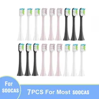 For Xiaomi SOOCAS X3 X5 X3U X1 V1 V2 SOOCARE Head Bristle Replacement Nozzles with Anti-dust Cap Sonic Electric Toothbrush Heads