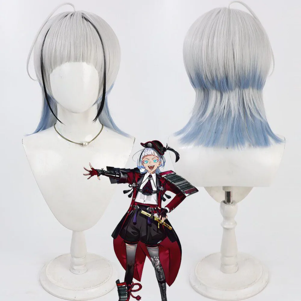 

Парик для косплея Куки Масамунэ из Touken Ranbu, короткие волосы