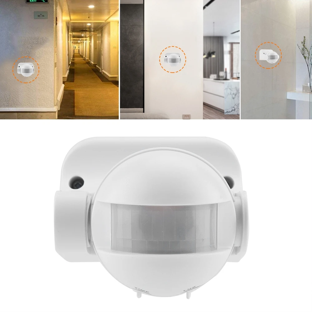 ZK20 AC110-240V 10A Angle Adjustable Automatic Infrared Sensor Human Body Induction Switch