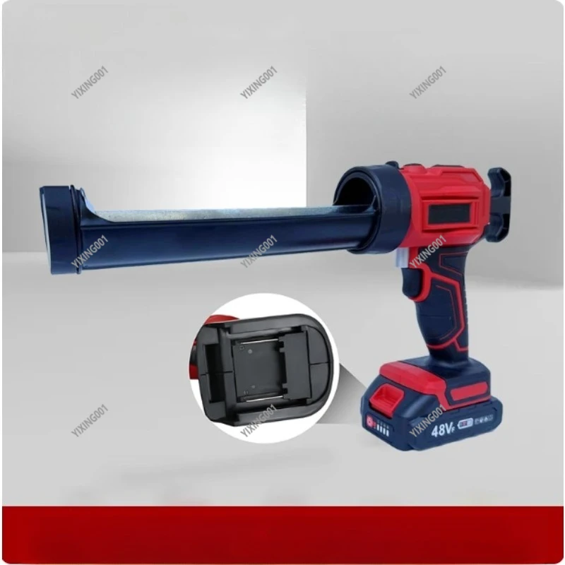 21V Cordless Electric Caulking Gun LED Sealant Filling Sealing Tool