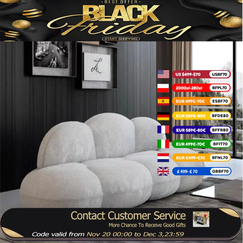 

Новое поступление, мягкие диваны для гостиной, большой кавайный деревянный скандинавский современный ленивый диван, роскошный бархатный белый диван Divani Da Soggiorno, мебель